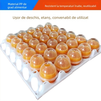 Formă din plastic pentru ouă la abur, etanșă, antiaderentă, rezistentă la temperaturi înalte, de calitate alimentară