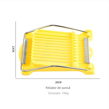 Feliator de 5 mm pentru șuncă, mezeluri și cârnat – instrument de tăiere pentru ouă și cartofi
