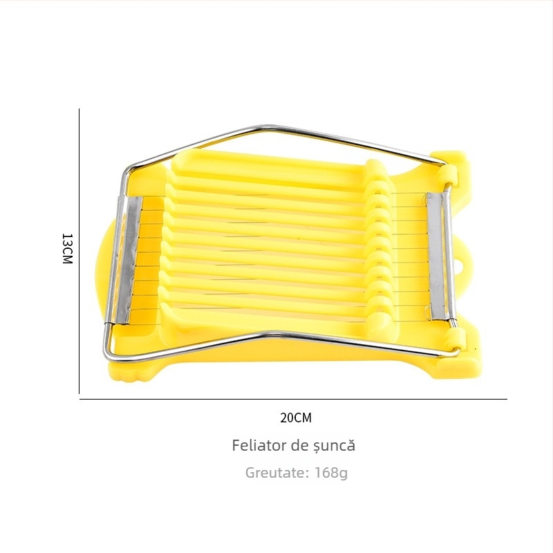 Feliator de 5 mm pentru șuncă, mezeluri și cârnat – instrument de tăiere pentru ouă și cartofi