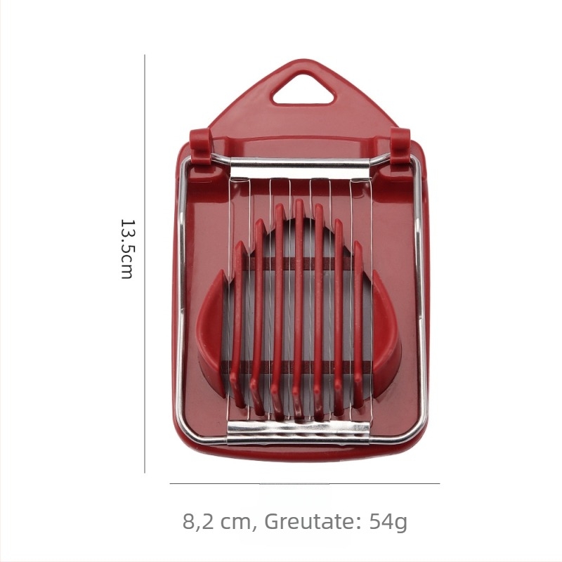 Mini tăietor de ouă pentru bucătărie, dispozitiv de tăiat ouă din oțel inoxidabil
