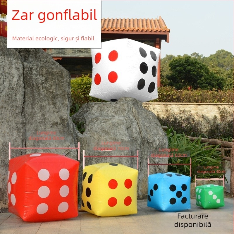 Zar gonflabil mare, 80 cm, pentru baruri și KTV, jocuri pentru copii, nunți, expoziții auto și evenimente