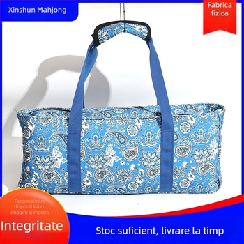 Sac de depozitare pentru mahjong, pliabil, cu capacitate mare pentru accesorii, jetonuri și zaruri