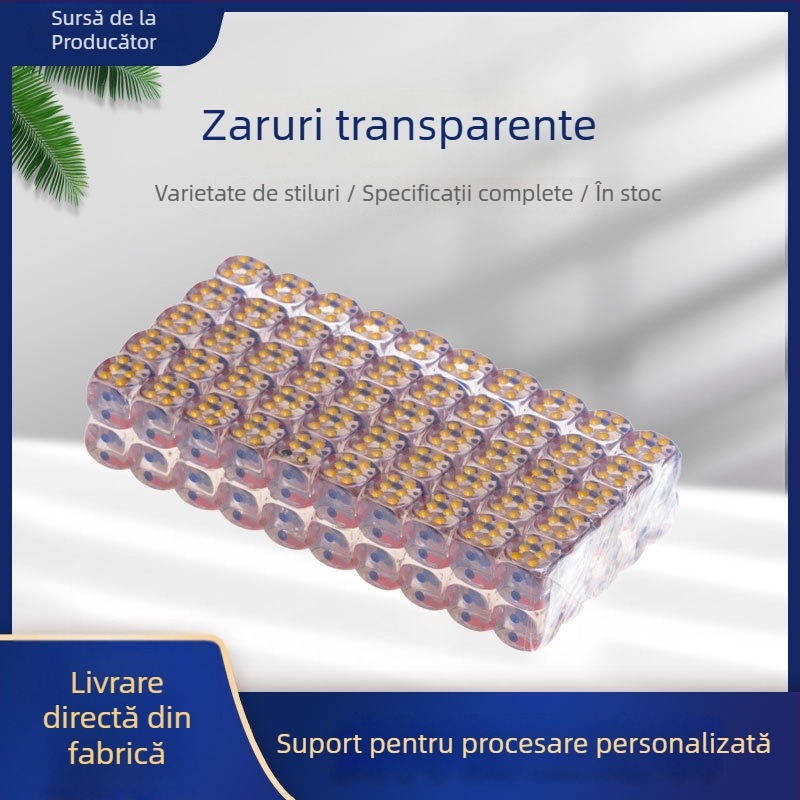 Zaruri acrilice transparente pentru baruri, 15 mm