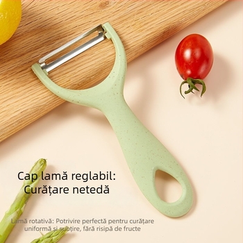 Curățător de cartofi din oțel inoxidabil — unealtă de bucătărie multifuncțională