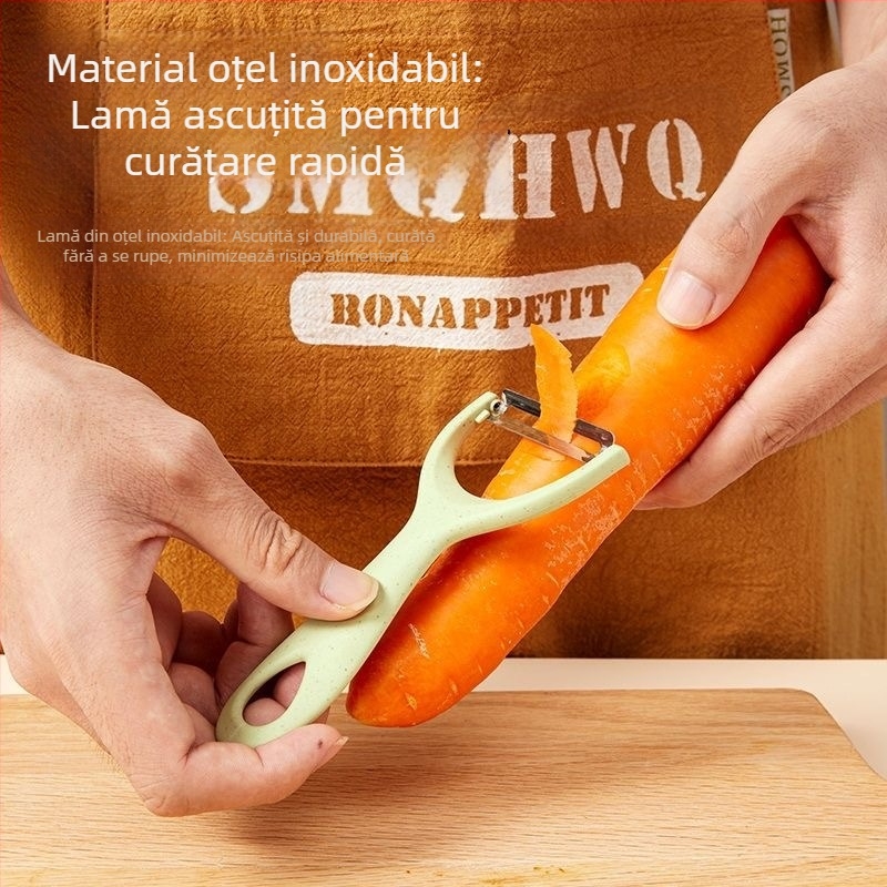 Curățător de cartofi din oțel inoxidabil — unealtă de bucătărie multifuncțională