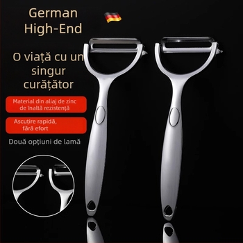 Răzătoare și curățitoare din oțel inoxidabil, multifuncțională pentru cartofi, ridichi și castraveți