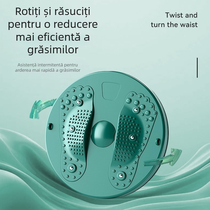 Antrenor magnetic pentru talie și abdomen – disc rotativ pentru exerciții abdominale, uz casnic