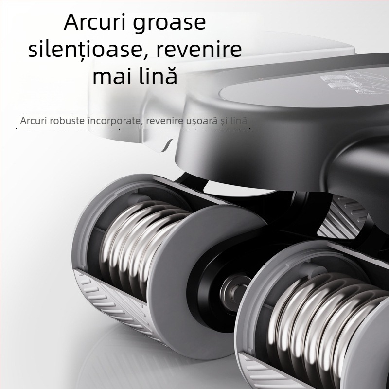 Roată abdominală inteligentă cu patru roți, revenire automată, dispozitiv de exerciții abdominale pentru uz casnic, sprijin pentru coate