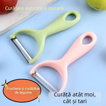Cuțit de decojit din oțel inoxidabil pentru bucătărie – pentru cartofi și fructe