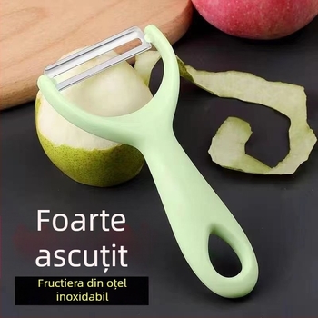 Cuțit de decojit din oțel inoxidabil pentru bucătărie – pentru cartofi și fructe