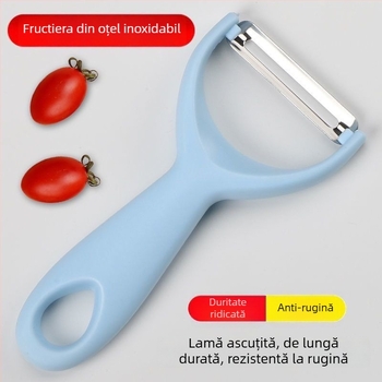 Cuțit de decojit din oțel inoxidabil pentru bucătărie – pentru cartofi și fructe