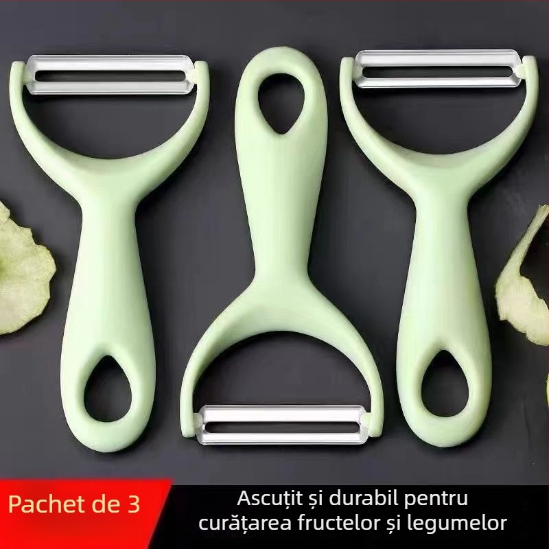 Cuțit de decojit din oțel inoxidabil pentru bucătărie – pentru cartofi și fructe