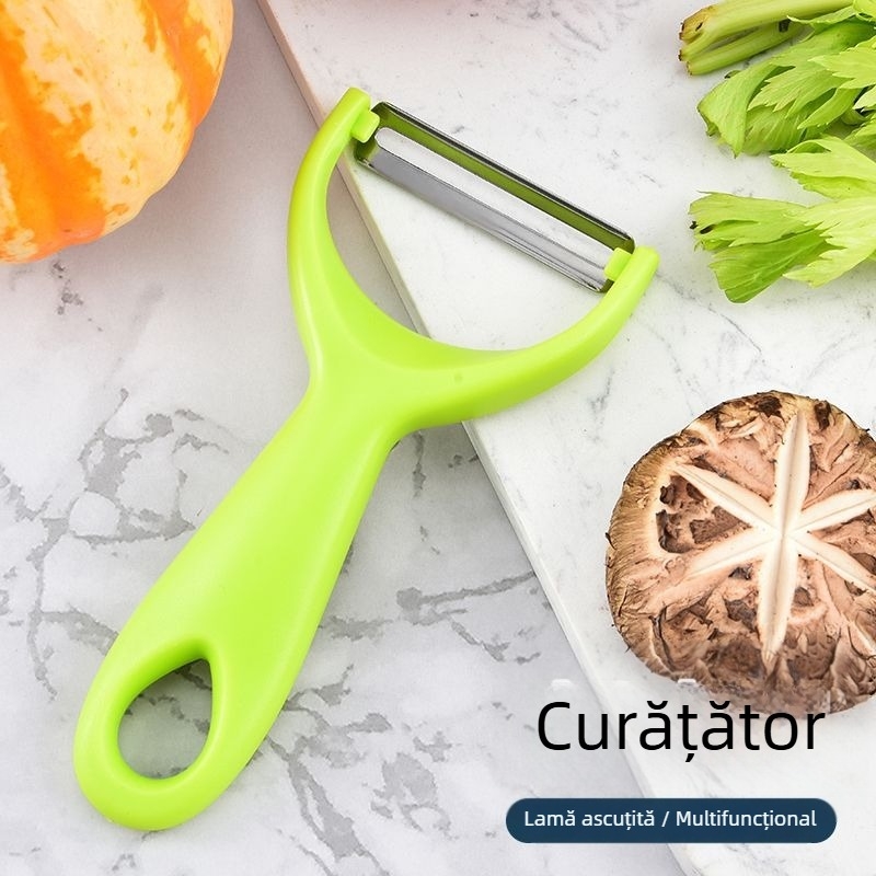 Cuțit de decojit din oțel inoxidabil pentru bucătărie – pentru cartofi și fructe
