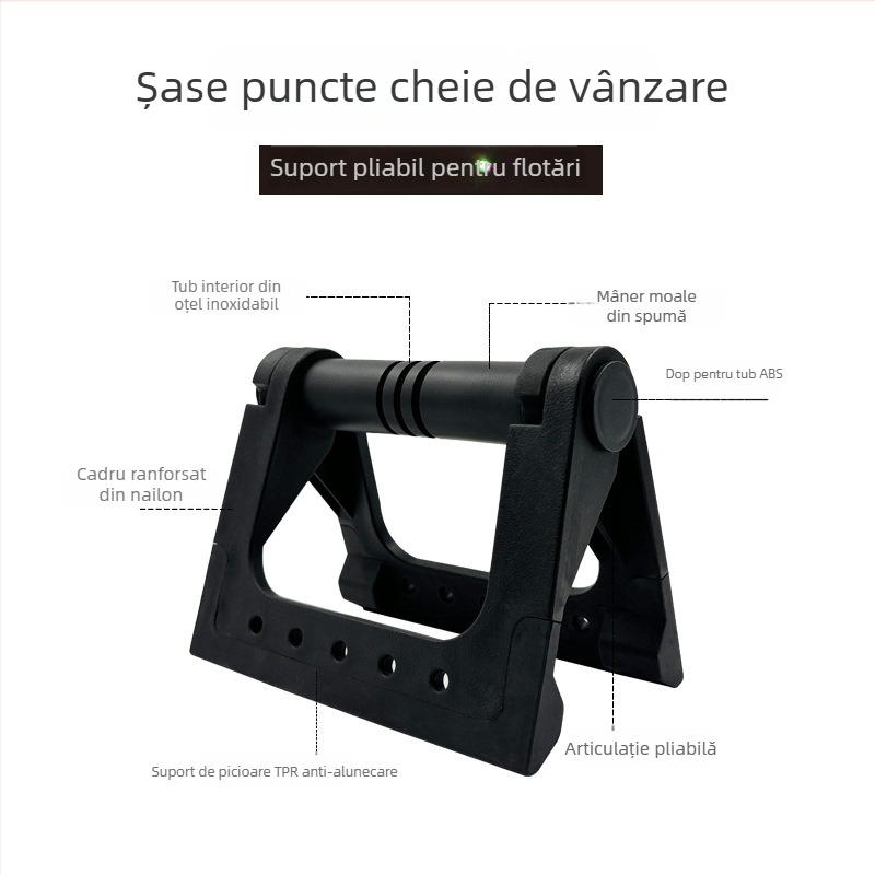 Placă pliabilă pentru flotări – echipament de fitness pentru casă pentru antrenamentul pieptului