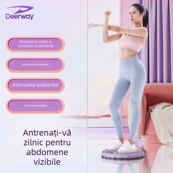 Discul de răsucire a taliei cu numărător inteligent, masaj, ardere de grăsimi și modelare corporală