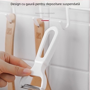 Răzătoare de bucătărie pentru cartofi și legume, răzuitor multifuncțional, cuțit de curățare din plastic pentru ridichi