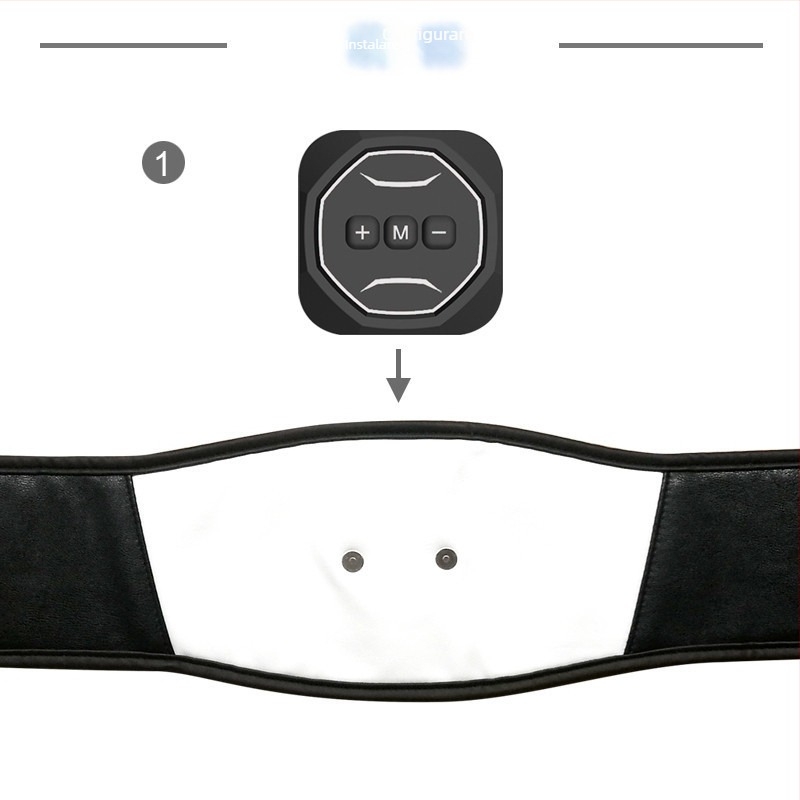 Patch pentru mușchii abdominali - dispozitiv de fitness cu fixare