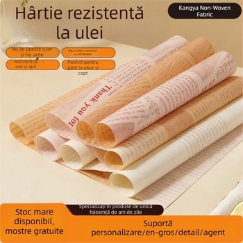 Hârtie antiulei pentru gustări prăjite și farfurie de pâine — calitate alimentară, covoraș antiulei în mai multe dimensiuni