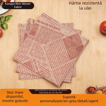 Hârtie antiulei pentru gustări prăjite și farfurie de pâine — calitate alimentară, covoraș antiulei în mai multe dimensiuni