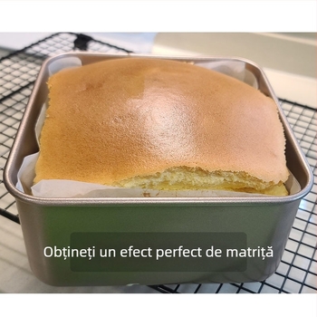Hârtie de copt antiaderentă pentru forme de prăjituri, pătrate și rotunde, dimensiuni 6/8/9 inchi, de calitate alimentară, utilizare casnică