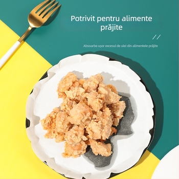 Rice Wood Hârtie absorbantă pentru ulei alimentar, filtru de supă, hârtie de bucătărie absorbantă