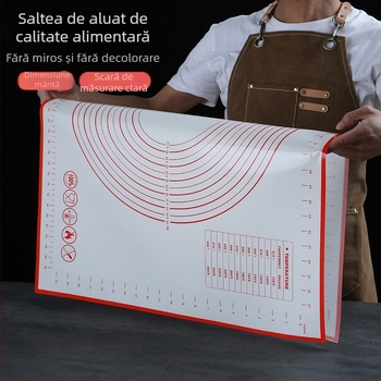 Covoraș de copt pentru frământat aluatul, silicon platina rezistent la temperaturi, antiderapant și antiaderent, disponibile în diferite dimensiuni și culori
