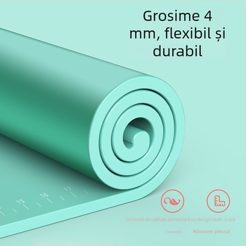 Covoraș pentru frământat aluat, covoraș gros pentru aluat, plăcuță din plastic pentru întins aluat