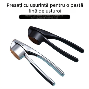 Presa pentru usturoi din aliaj de zinc și curățător de usturoi, unealtă de bucătărie manuală