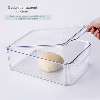 Cutie de fermentare a aluatului pentru pâine și toast – cutie de depozitare alimentară, pentru frigider