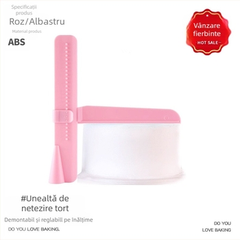 Instrument reglabil pentru decorarea și nivelarea cremei pe tort, spatulă pentru cofetărie – DIY