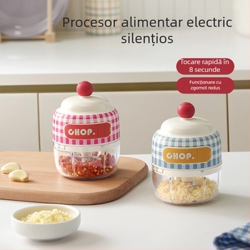 Presă electrică de usturoi mini, pentru uz casnic — procesator de mâncare pentru bebeluși, râșniță și mixer de usturoi