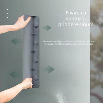 Protector din silicon pentru chiuvetă, pentru spălarea legumelor, cu ventuză