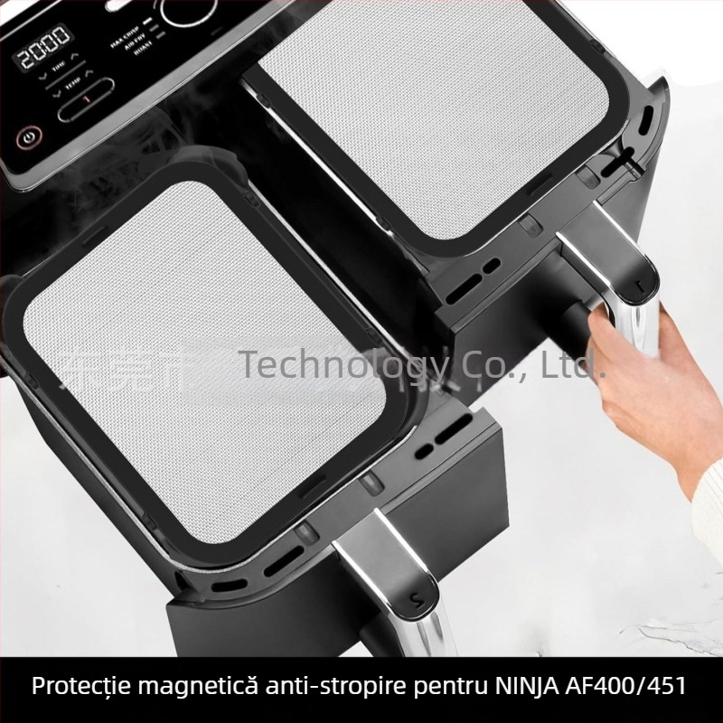 Protecție magnetică anti-stropire pentru Ninja Air Fryer, plasă rezistentă la ulei AF400 AF451