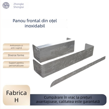 Panou frontal din oțel inoxidabil, personalizat, pentru cafenele, milk tea și restaurante fast-food – panou de bar multifuncțional, de înaltă clasă