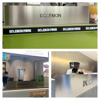 Panou frontal din oțel inoxidabil, personalizat, pentru cafenele, milk tea și restaurante fast-food – panou de bar multifuncțional, de înaltă clasă