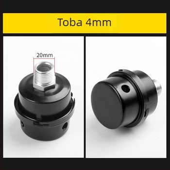 Otus compresor de aer fără ulei, silențios: silențator și element de filtrare a aerului pentru un compresor cu piston (modelul 0.17/8)