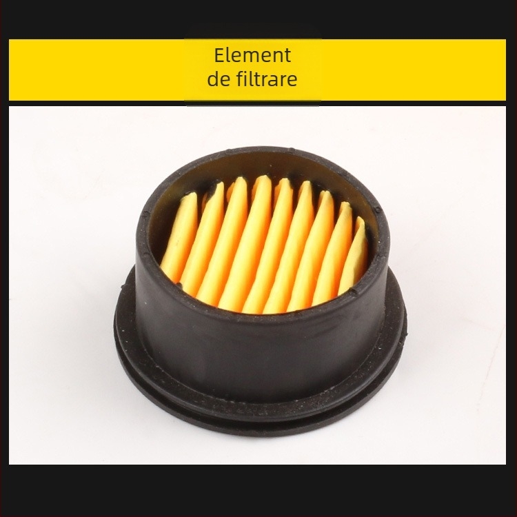Otus compresor de aer fără ulei, silențios: silențator și element de filtrare a aerului pentru un compresor cu piston (modelul 0.17/8)