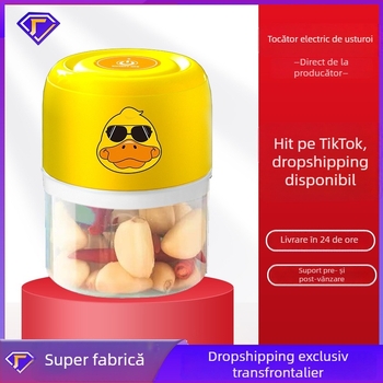 Zdrobitor electric de usturoi, blender mini wireless multifuncțional pentru usturoi, măcinarea cărnii și prepararea hranei pentru copii