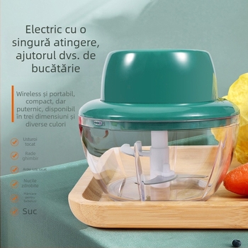 Presă de usturoi multifuncțională, decojitor și tocător de legume – dispozitiv compact de bucătărie