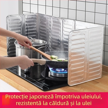 Panou din folie de aluminiu pentru protecția împotriva stropilor de ulei în bucătărie, aragaz