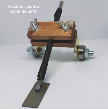 Ascuțitor cu unghi fix pentru unelte de sculptură: cuțite pentru ștanțare și lemn, unghi reglabil