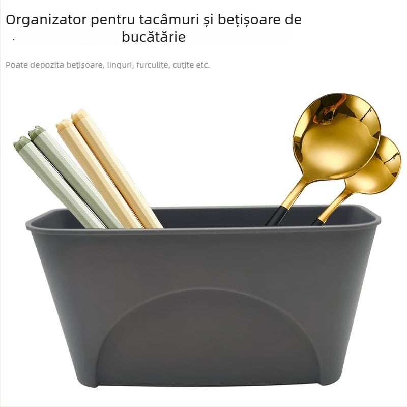 Bazin din plastic pentru scurgere, pe blat de bucătărie, pentru spălarea legumelor