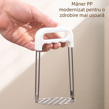 Zdrobitor de cartofi și ouă din oțel inoxidabil pentru hrana bebelușilor – unealtă de bucătărie