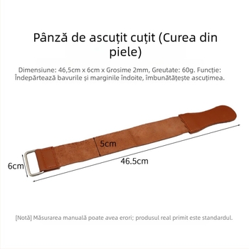 Cârpă de ascuțire pentru cuțite și lame, cârpă din piele de vacă pentru ascuțire, accesorii de ascuțire pentru briciuri de barbier vechi