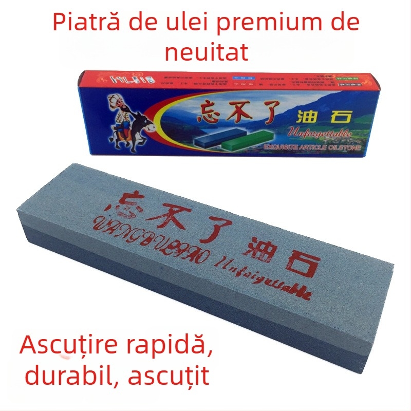 Can't Forget piatră de ascuțit cu două fețe, 8 inci, pentru ascuțit cuțite de bucătărie și foarfece