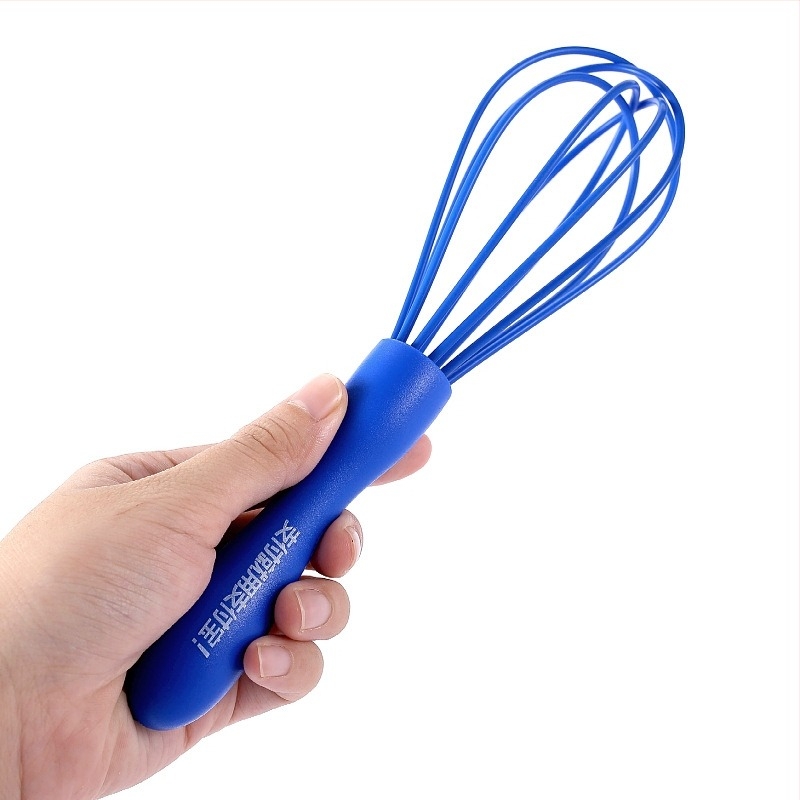 Tel de bucătărie din silicon, 8 inch, pentru ouă, albușuri, smântână și aluat – instrument de gătit casnic