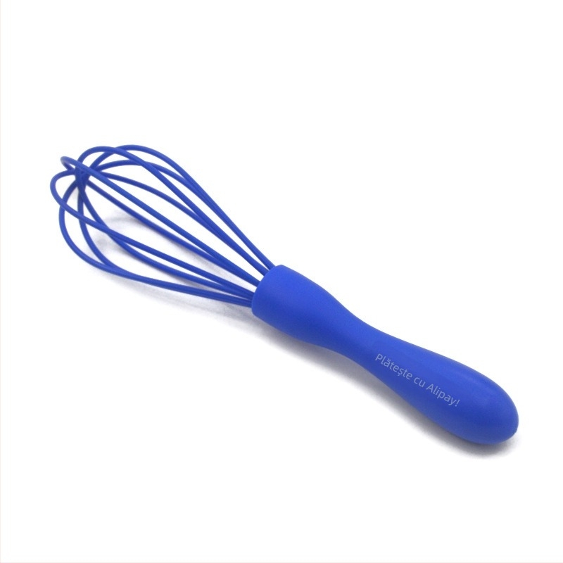 Tel de bucătărie din silicon, 8 inch, pentru ouă, albușuri, smântână și aluat – instrument de gătit casnic