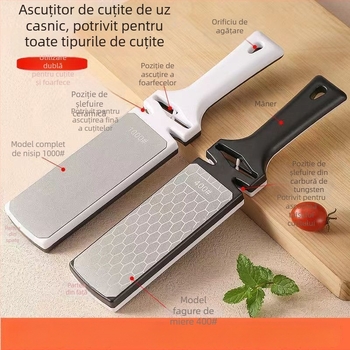 Piatra Emery – unealtă de ascuțire multifuncțională pentru uz casnic, ascuțire cu două fețe