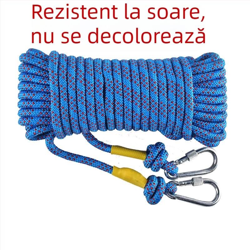 Frânghie din nylon pentru uscarea hainelor, pentru interior și exterior – fără găuri