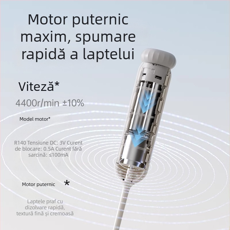 Amestecător electric pentru lapte praf de bebeluți, cu băț de amestecare fără cocoloașe